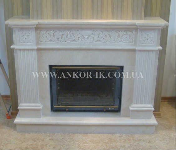 Marble fireplace Камин из мрамора Камін із мармуру