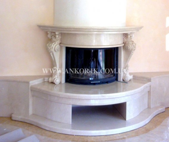Marble fireplace Камин из мрамора Камін із мармуру