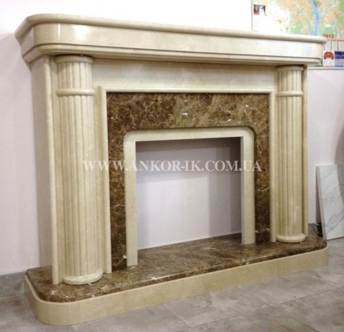 Marble fireplace Камин из мрамора Камін із мармуру