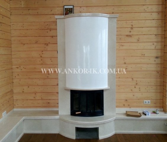 Marble fireplace Камин из мрамора Камін із мармуру