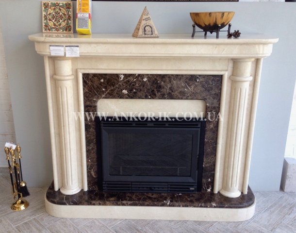 Marble fireplace Камин из мрамора Камін із мармуру