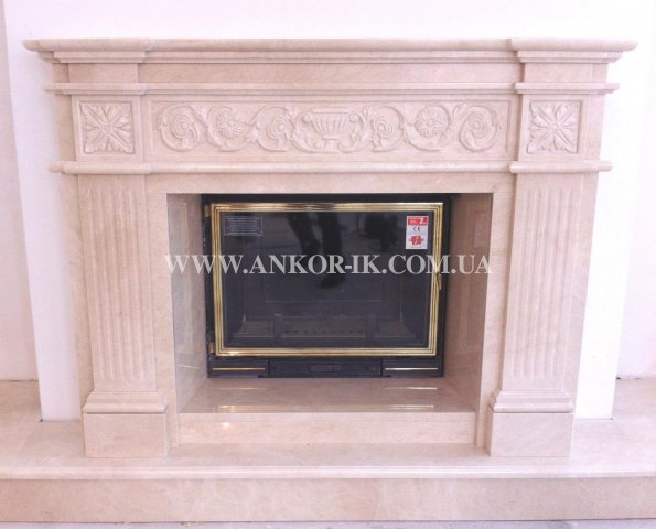Marble fireplace Камин из мрамора Камін із мармуру