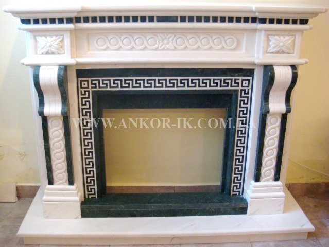 Marble fireplace Камин из мрамора Камін із мармуру