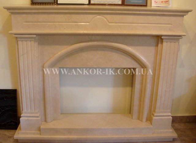 Marble fireplace Камин из мрамора Камін із мармуру
