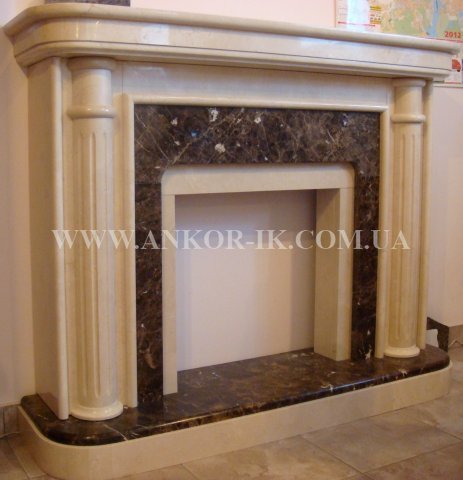 Marble fireplace Камин из мрамора Камін із мармуру