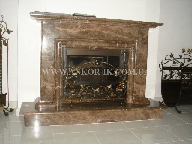 Marble fireplace Камин из мрамора Камін із мармуру