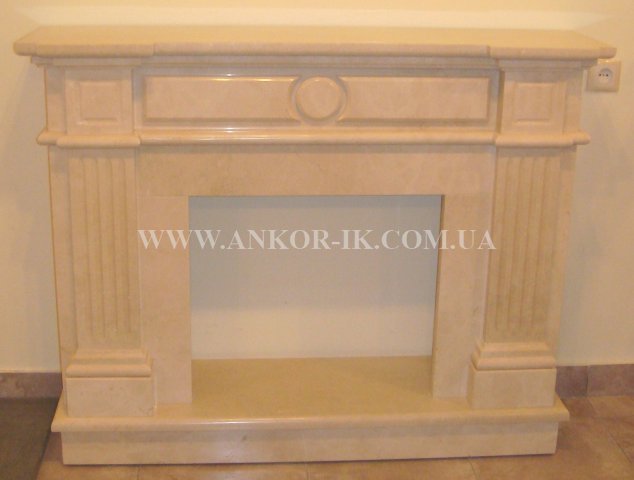 Marble fireplace Камин из мрамора Камін із мармуру