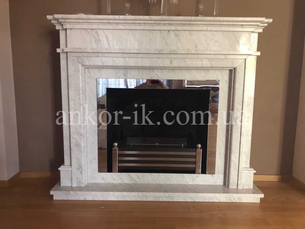 Marble fireplace Камин из мрамора Камін із мармуру