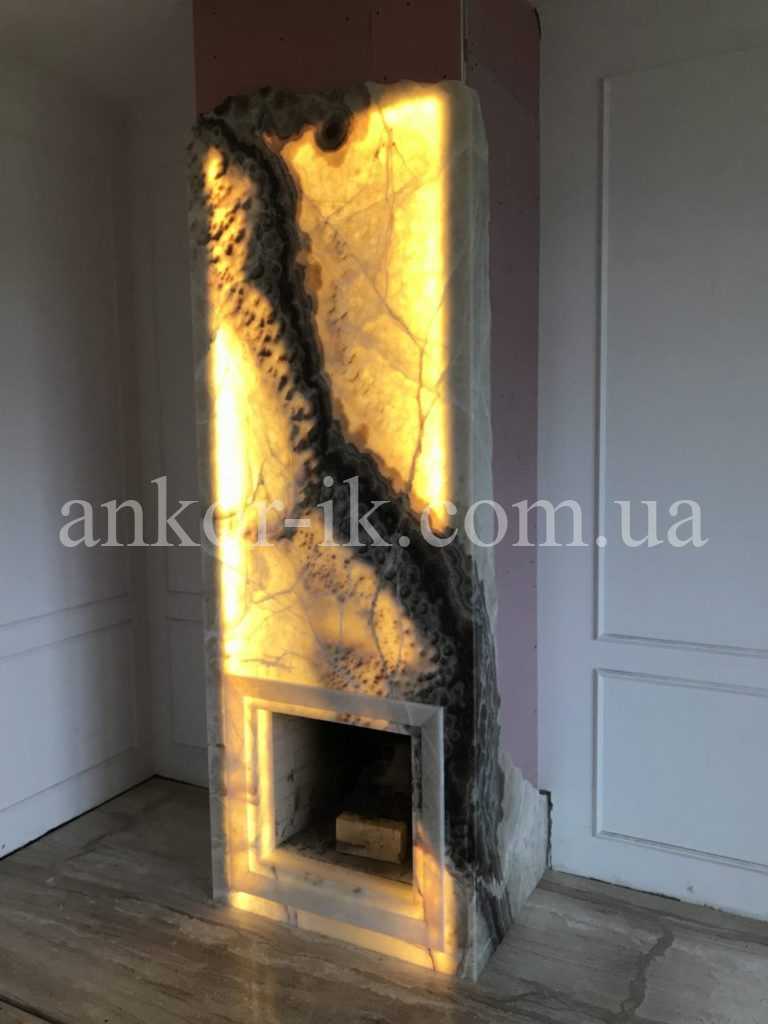 Marble fireplace Камин из мрамора Камін із мармуру