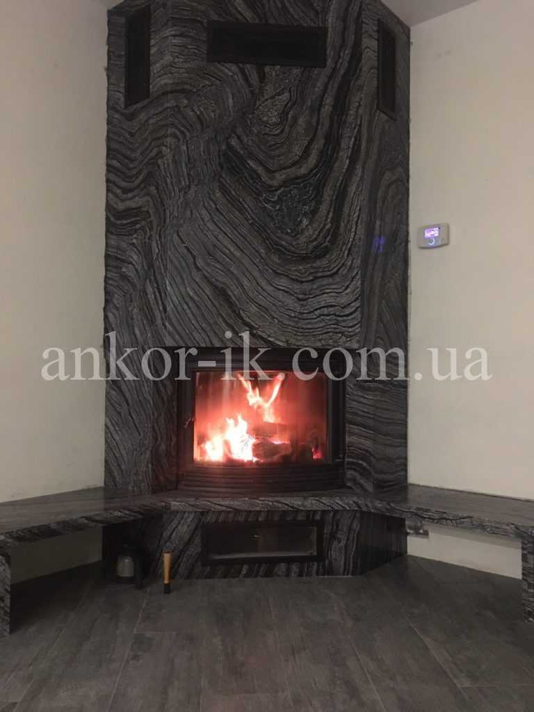 Marble fireplace Камин из мрамора Камін із мармуру