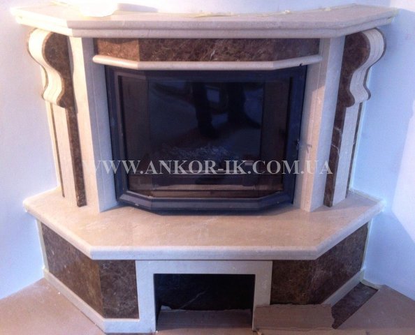 Marble fireplace Камин из мрамора Камін із мармуру