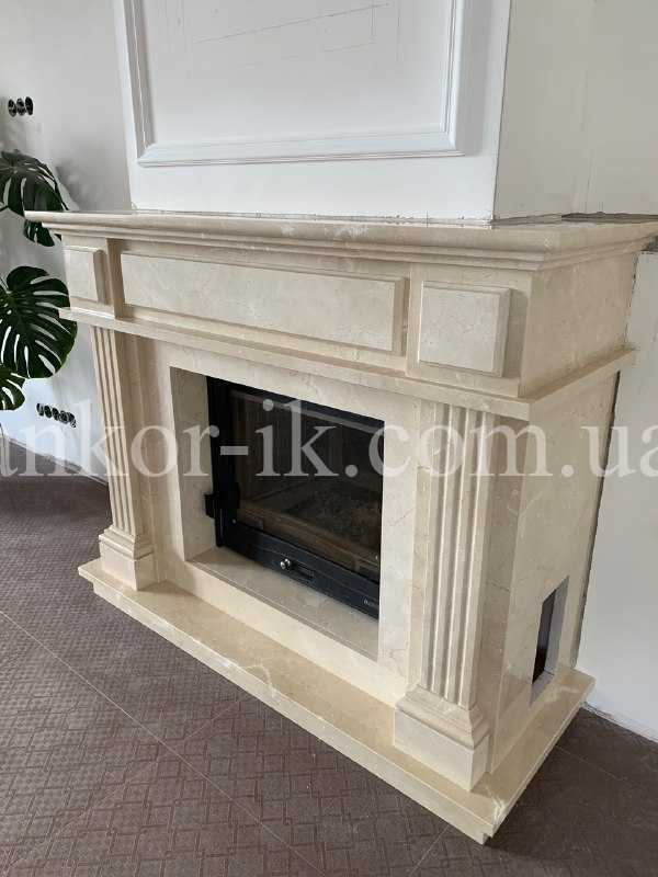 Marble fireplace Камин из мрамора Камін із мармуру