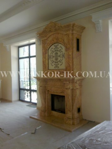 Marble fireplace Камин из мрамора Камін із мармуру