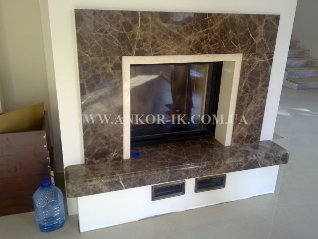Marble fireplace Камин из мрамора Камін із мармуру