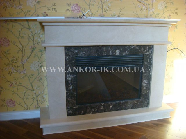 Marble fireplace Камин из мрамора Камін із мармуру