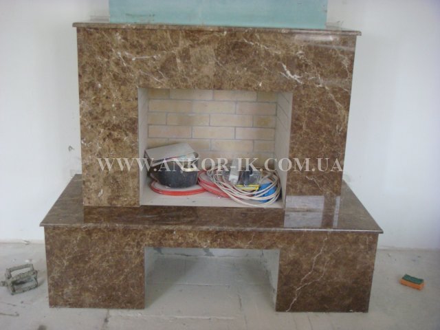 Marble fireplace Камин из мрамора Камін із мармуру
