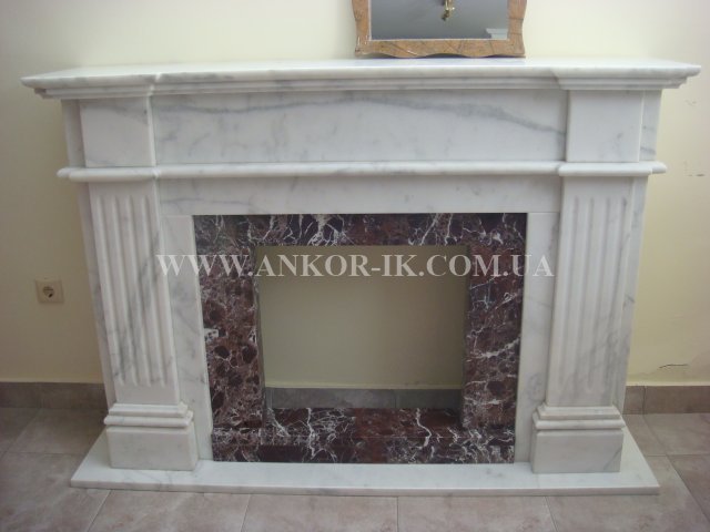 Marble fireplace Камин из мрамора Камін із мармуру