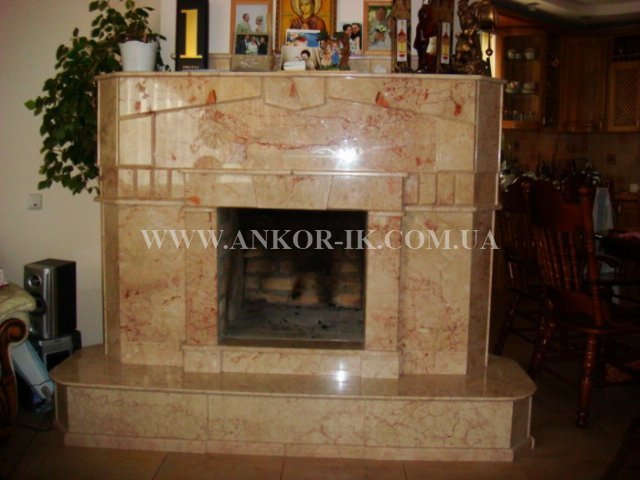 Marble fireplace Камин из мрамора Камін із мармур