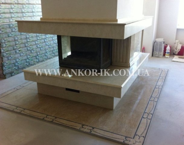 Marble fireplace Камин из мрамора Камін із мармуру