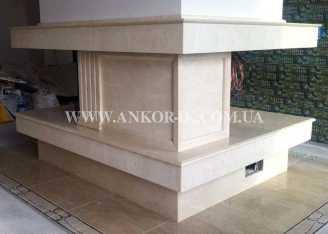 Marble fireplace Камин из мрамора Камін із мармуру