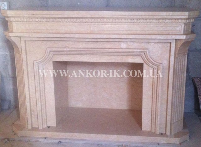 Marble fireplace Камин из мрамора Камін із мармуру