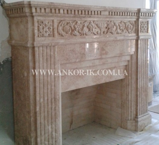 Marble fireplace Камин из мрамора Камін із мармуру