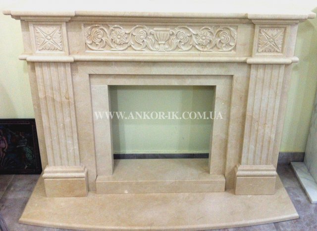 Marble fireplace Камин из мрамора Камін із мармуру