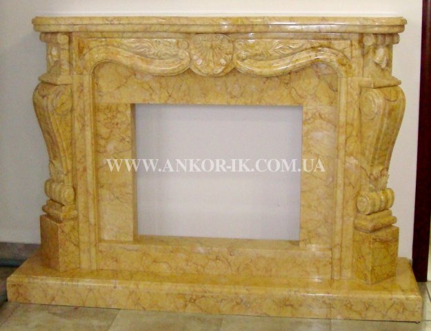 Marble fireplace Камин из мрамора Камін із мармуру
