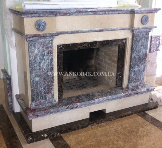 Marble fireplace Камин из мрамора Камін із мармуру