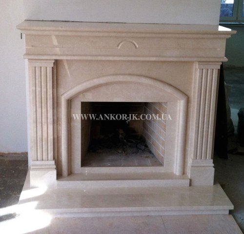 Marble fireplace Камин из мрамора Камін із мармуру