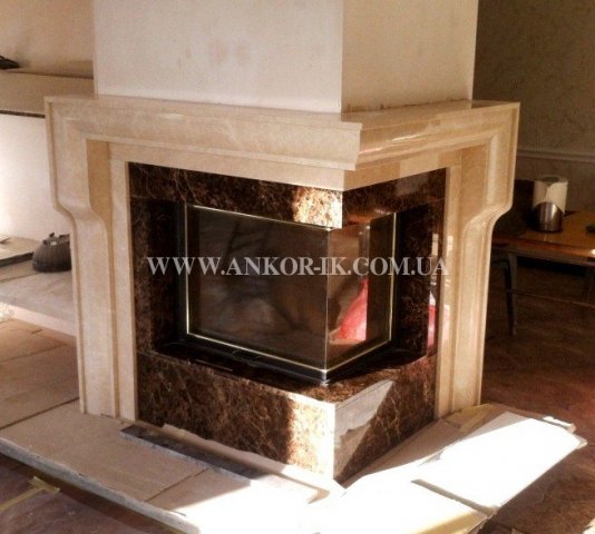 Marble fireplace Камин из мрамора Камін із мармуру