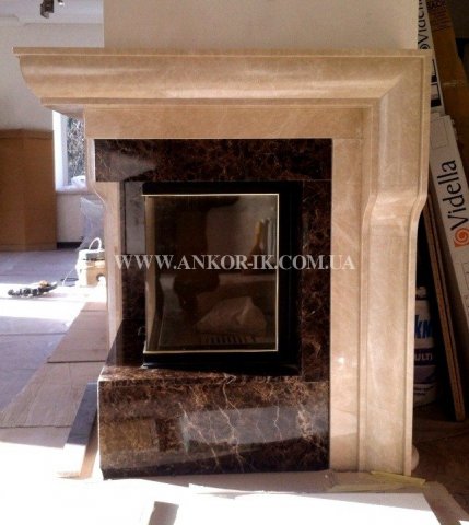 Marble fireplace Камин из мрамора Камін із мармуру