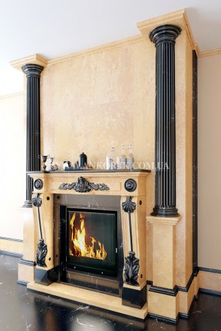Marble fireplace Камин из мрамора Камін із мармуру