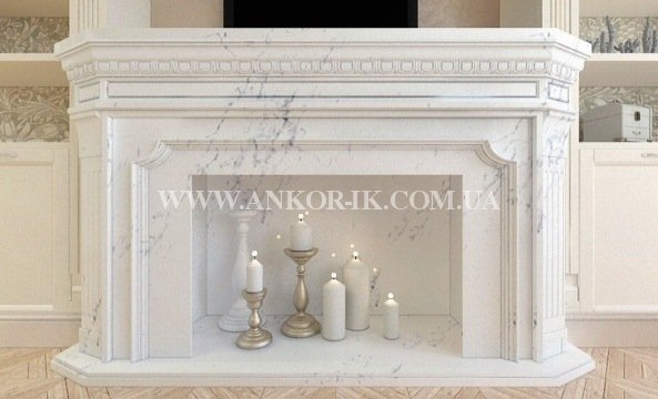 Kamin-iz-oniksa Marble fireplace Камин из мрамора Камін із мармуру