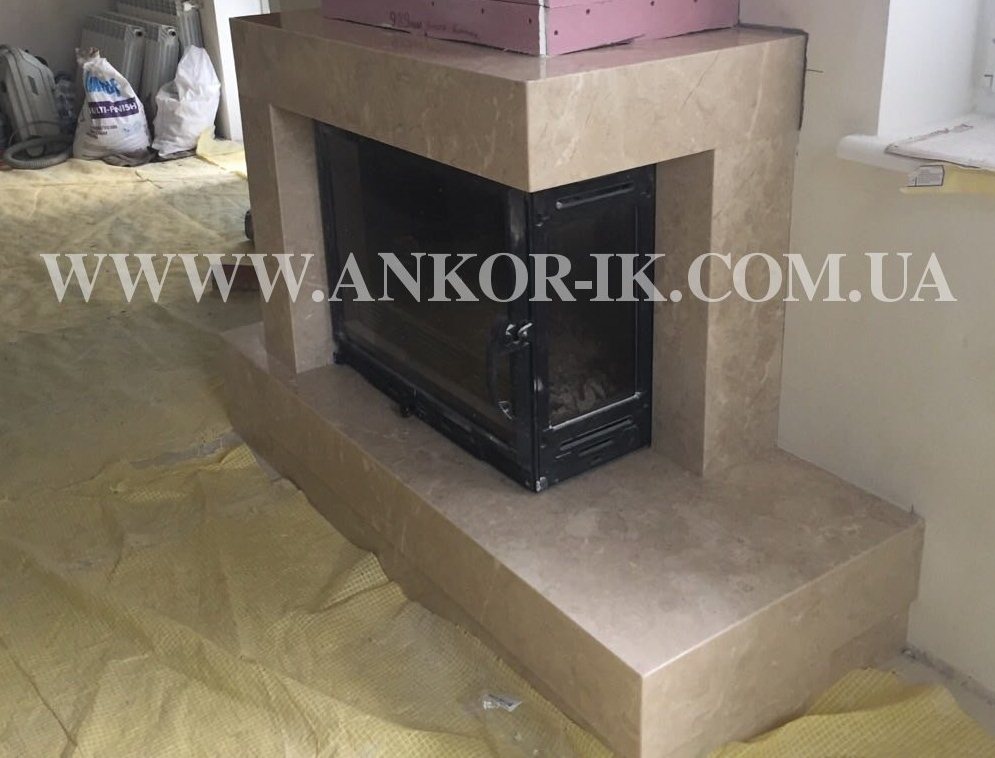 Marble fireplace Камин из мрамора Камін із мармуру
