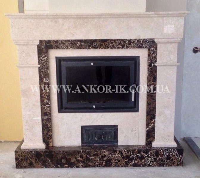 Marble fireplace Камин из мрамора Камін із мармуру