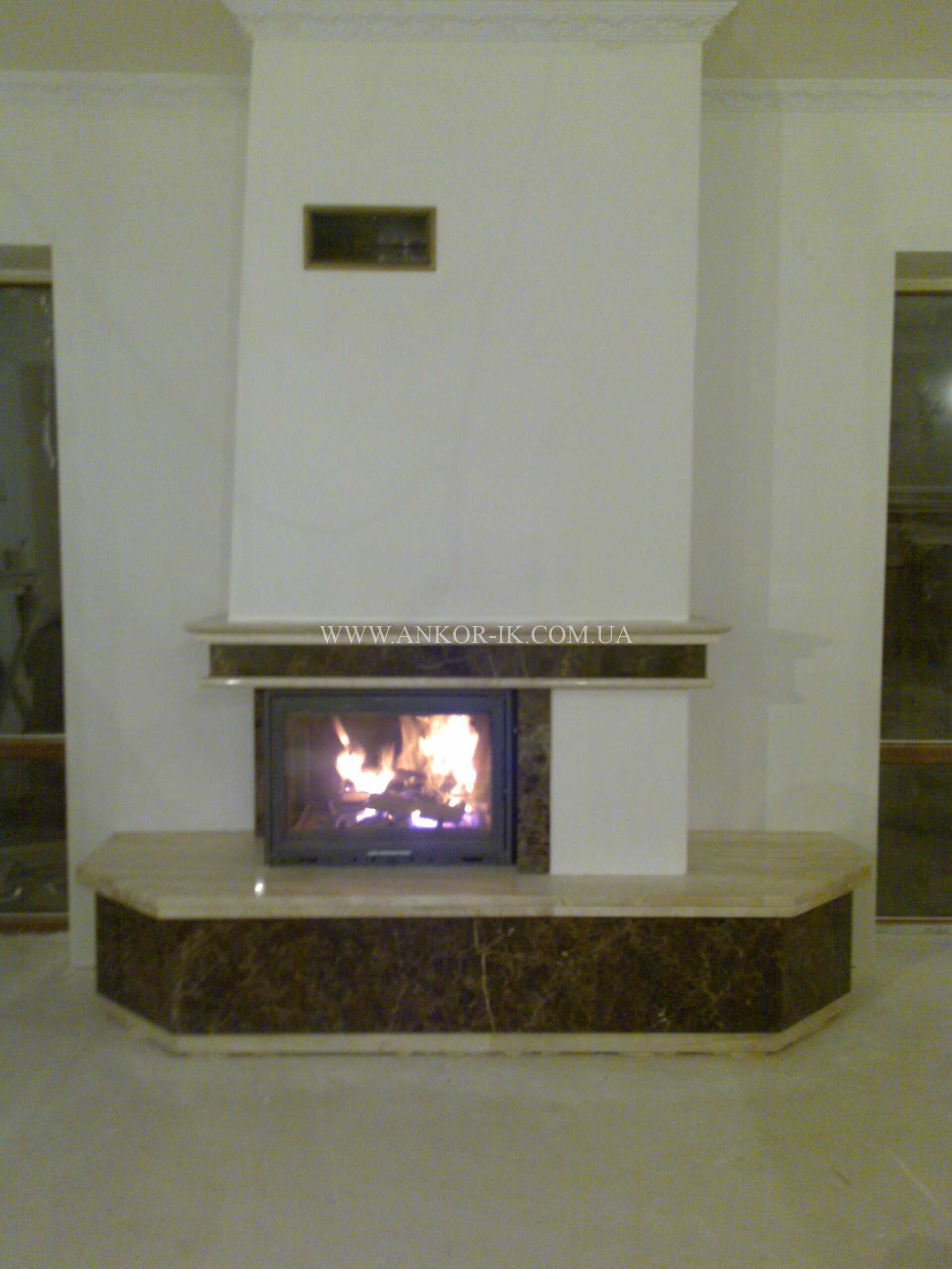 Marble fireplace Камин из мрамора Камін із мармуру