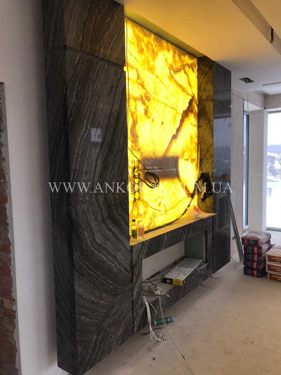 Marble fireplace Камин из мрамора Камін із мармуру