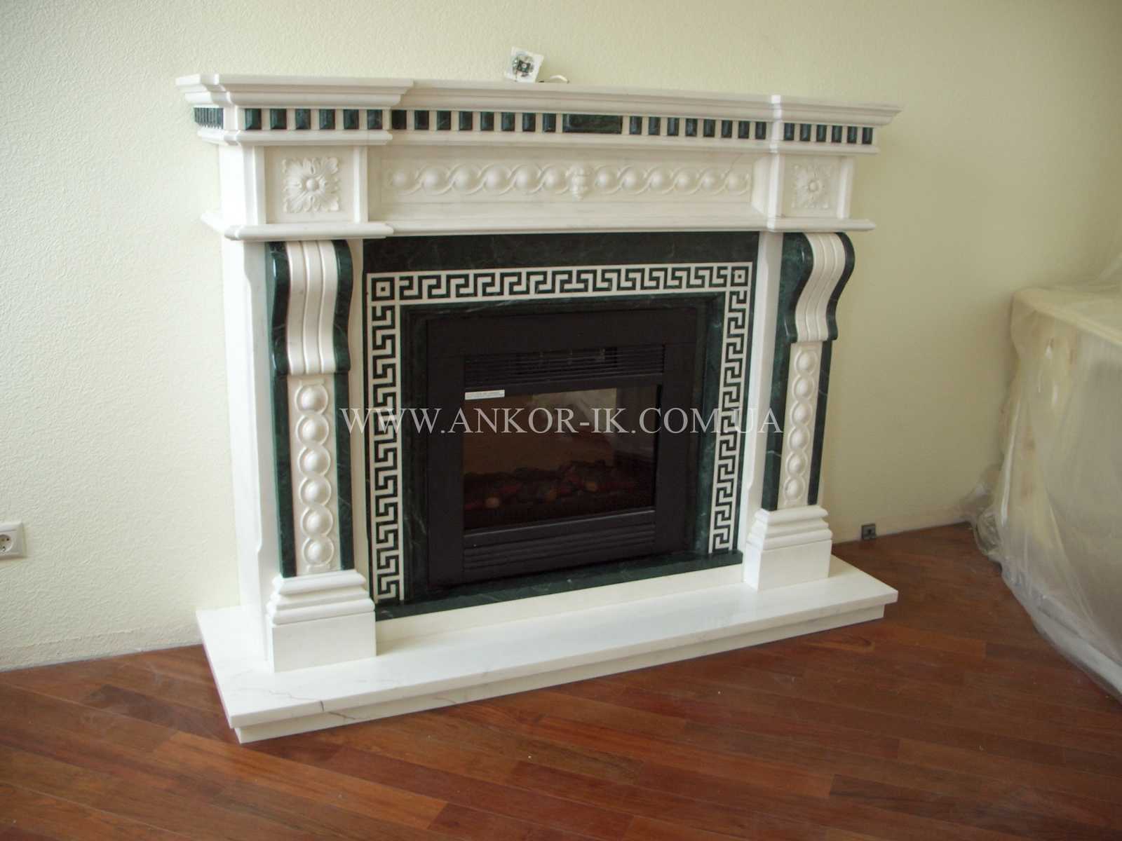 Marble fireplace Камин из мрамора Камін із мармуру
