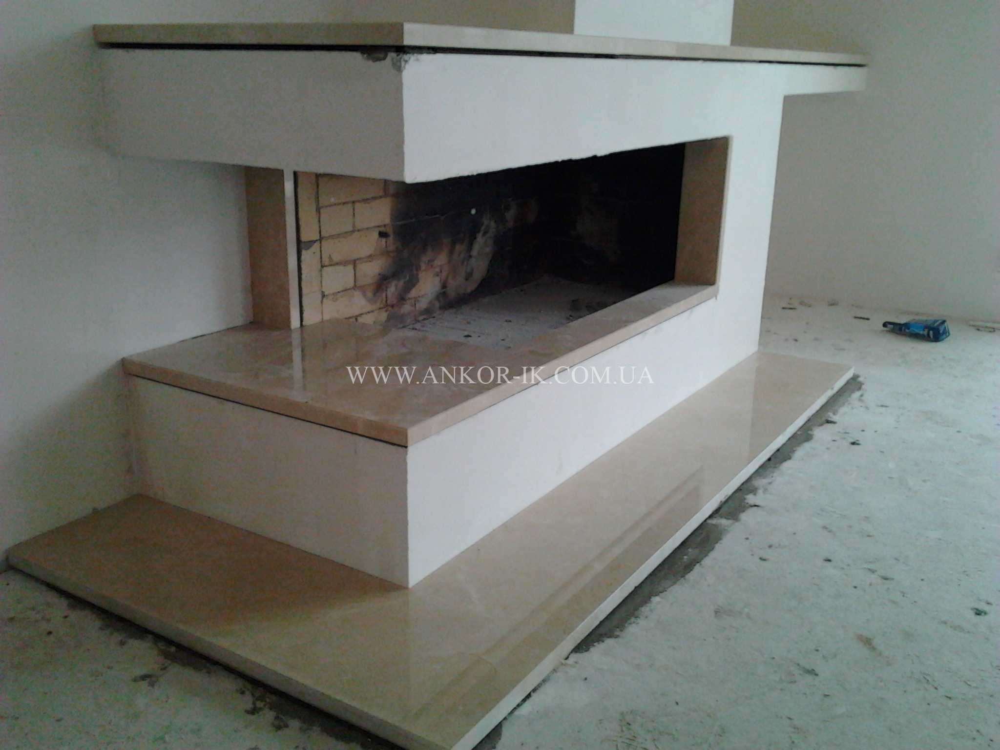 Marble fireplace Камин из мрамора Камін із мармуру