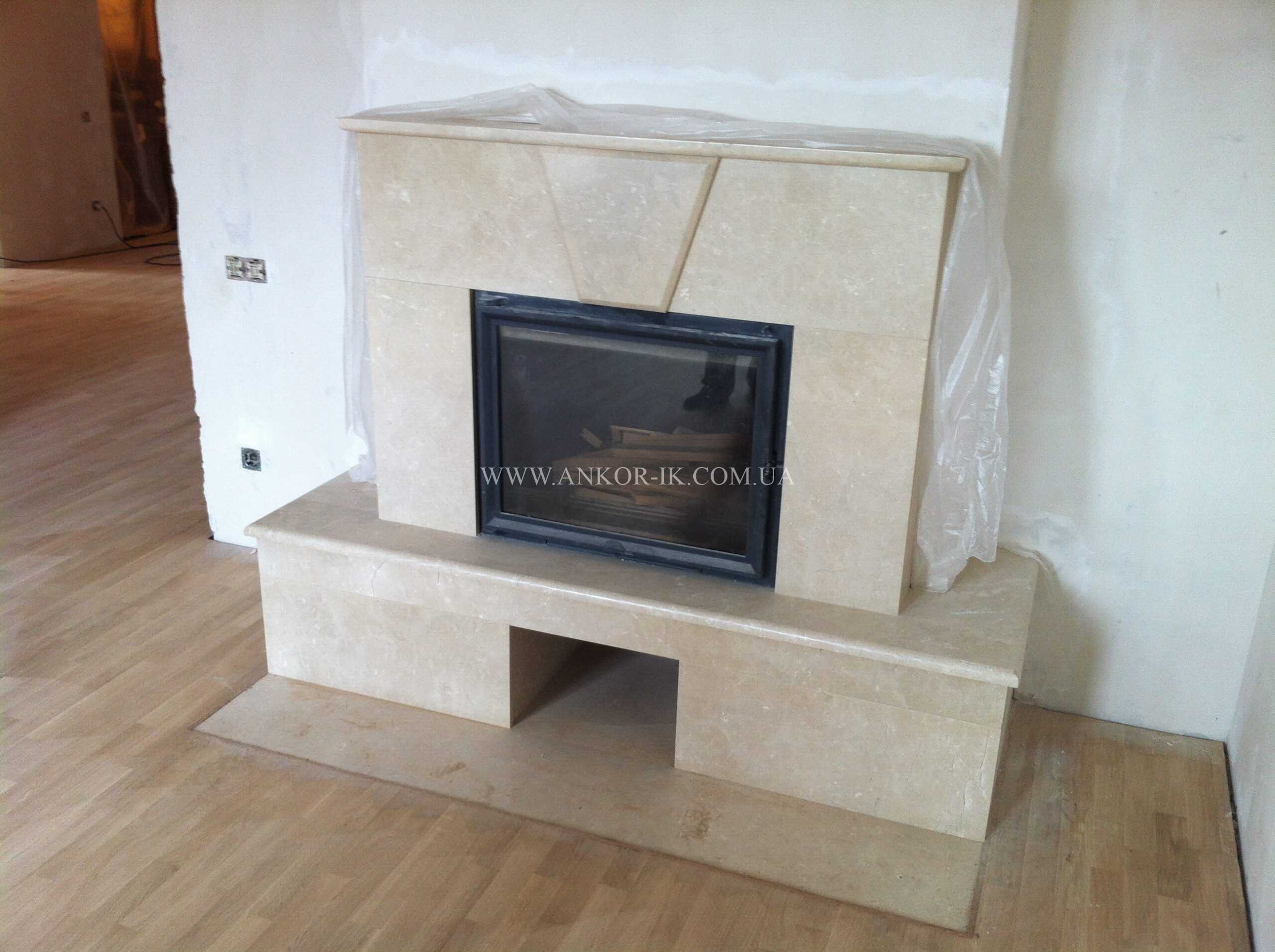 Marble fireplace Камин из мрамора Камін із мармуру