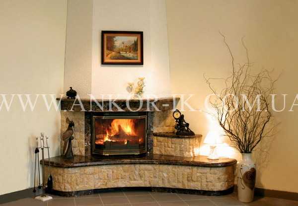 Marble fireplace Камин из мрамора Камін із мармуру